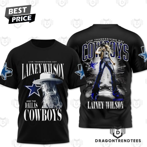 Lainey Wilson And The Dallas Cowboys 3D T-Shirt