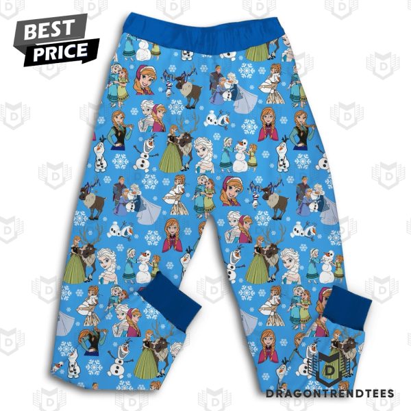 Let If Frozen Pajamas Set – Blue