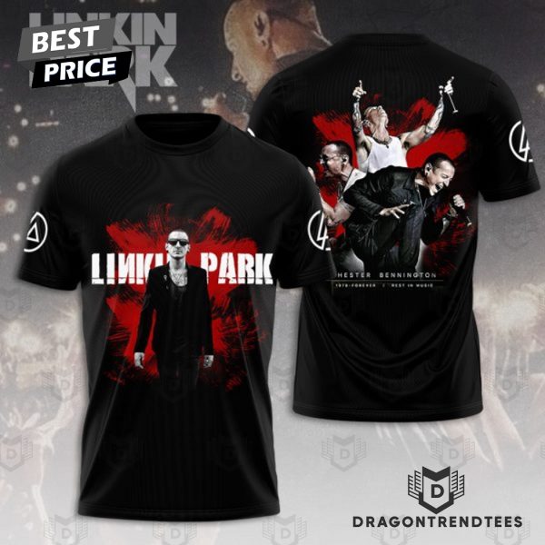 Linkin Park x Chester Bennington Rest In Music 1976-Forever 3D T-Shirt