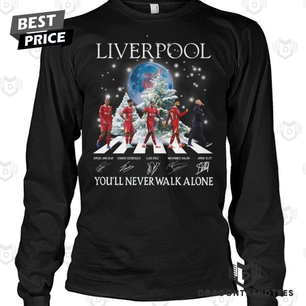 Liverpool Merry Christmas You II Never Walk Alone Signature Unisex T-Shirt