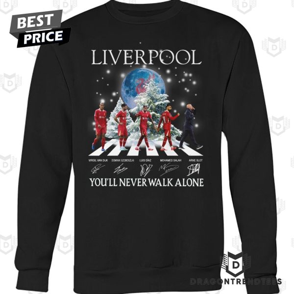 Liverpool Merry Christmas You II Never Walk Alone Signature Unisex T-Shirt