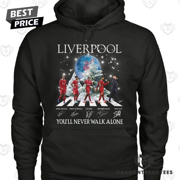 Liverpool Merry Christmas You II Never Walk Alone Signature Unisex T-Shirt