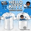 Los Angeles Dodgers x Bruno Mars And Hello Kitty Collab Baseball Jersey