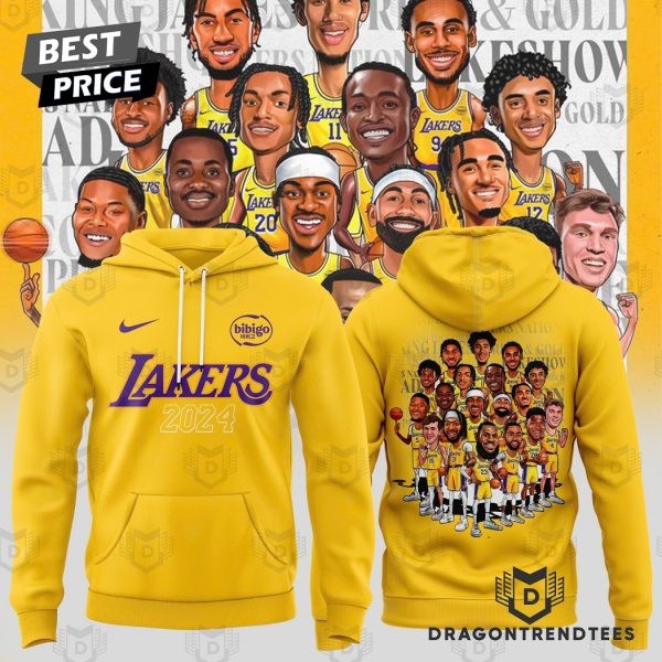 Los Angeles Lakers 2024 Comeback Hoodie – Gold