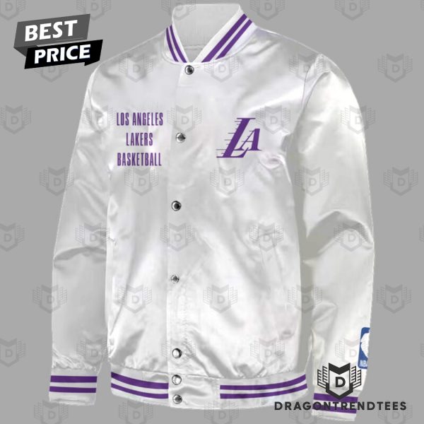 Los Angeles Lakers Basketball Baseball Jacket