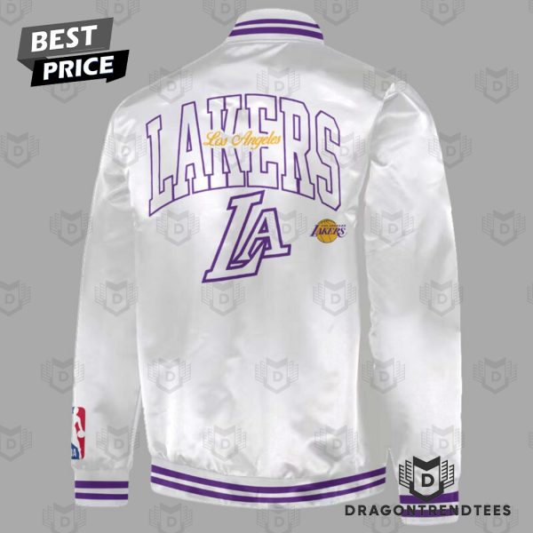 Los Angeles Lakers Basketball Baseball Jacket