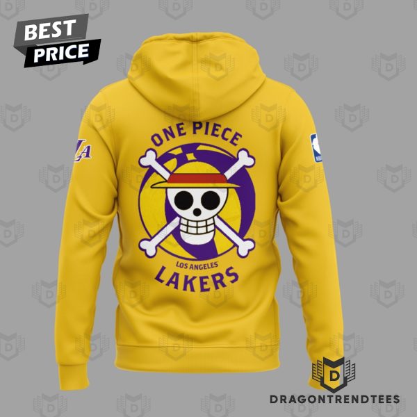 Los Angeles Lakers One Piece Hoodie – Gold