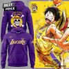 Los Angeles Lakers One Piece Hoodie – Gold