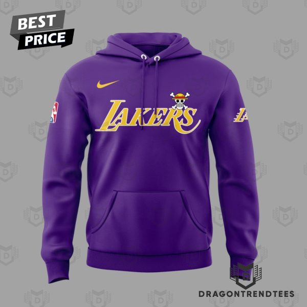 Los Angeles Lakers One Piece Hoodie – Purple