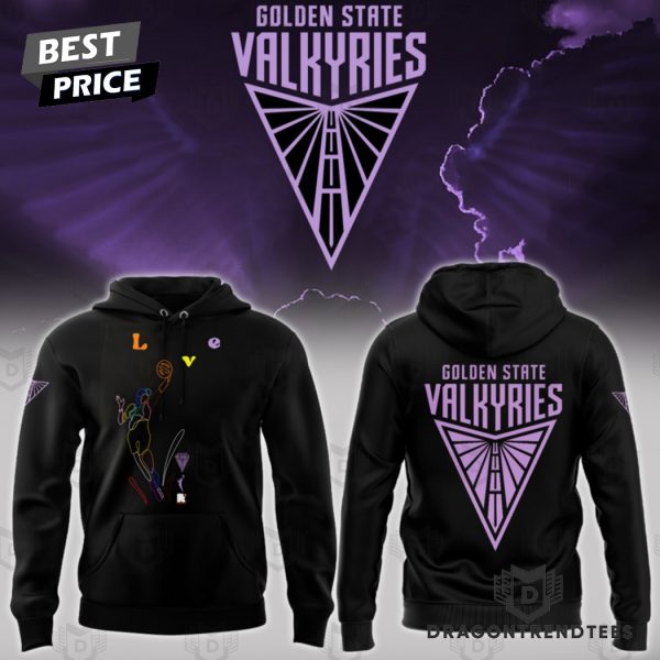 Love Golden State Valkyries Basketball Logo Design Hoodie