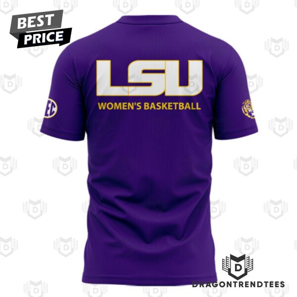 LSU Tigers Women Basketball Logo 50 Year 3D T-Shirt