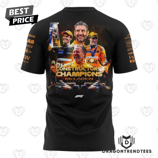 McLaren Formula 1 Team 2024 Champions 3D T-Shirt