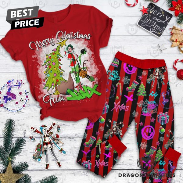 Merry Christmas From Jinx League Of Legends Pajamas Set