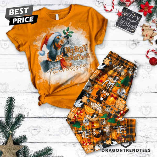 Merry Christmas Tennessee Volunteers Pajamas Set