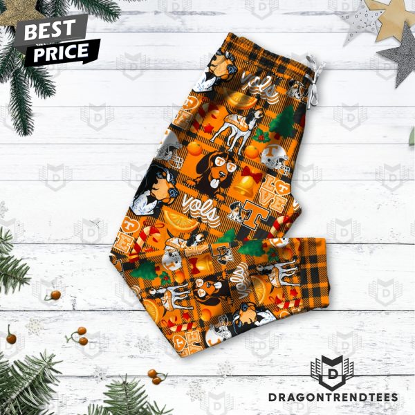 Merry Christmas Tennessee Volunteers Pajamas Set