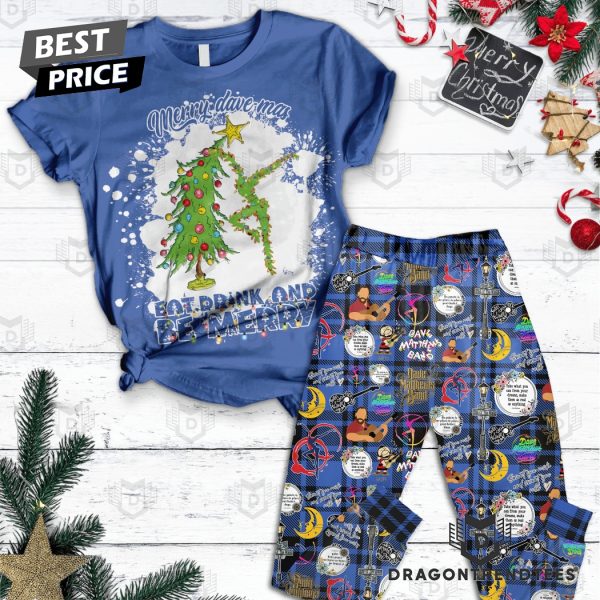 Merry Dave Mas Eat Drink And Be Merry Dave Matthews Band Pajamas Set