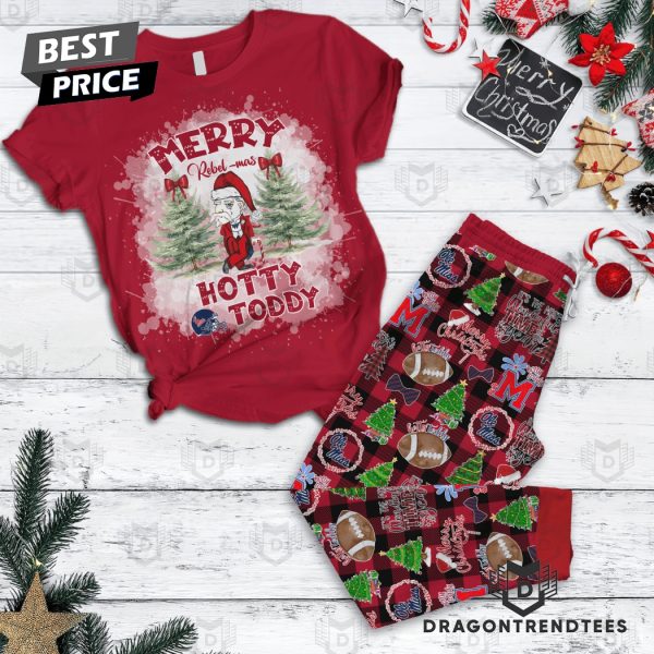 Merry Rebel-mas Hottu Toddy Ole Miss Rebels Pajamas Set