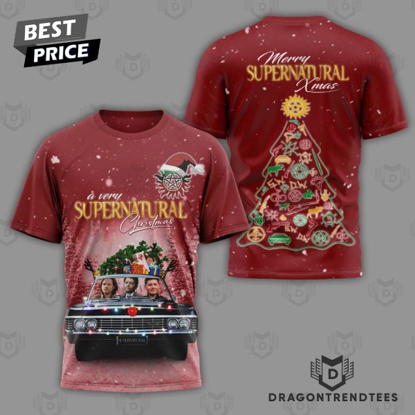 Merry Supernatural Xmas 3D T-Shirt