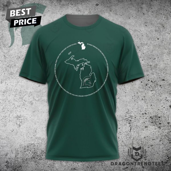 Michigan State Spartans – We Stand With State 3D T-Shirt