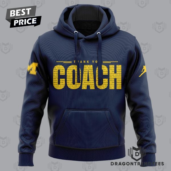 Michigan Wolverines Football -thank You Coach Jim Harbaugh Hoodie