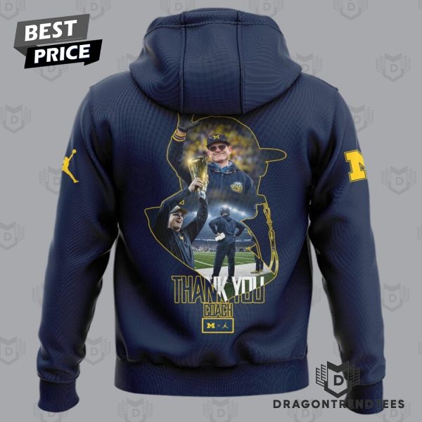 Michigan Wolverines Football -thank You Coach Jim Harbaugh Hoodie