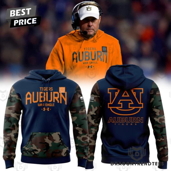 Military Appreciation Auburn Tigers Football Logo Hoodie