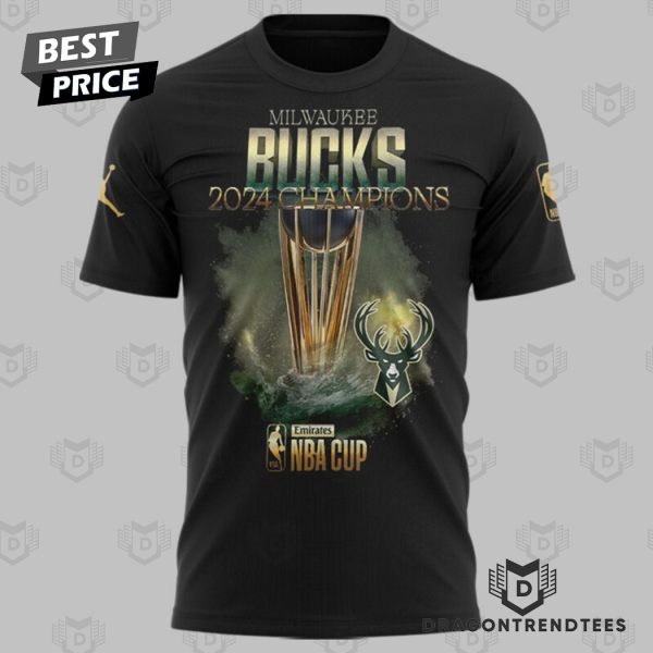 Milwaukee Bucks Champions NBA Cup 3D T-Shirt