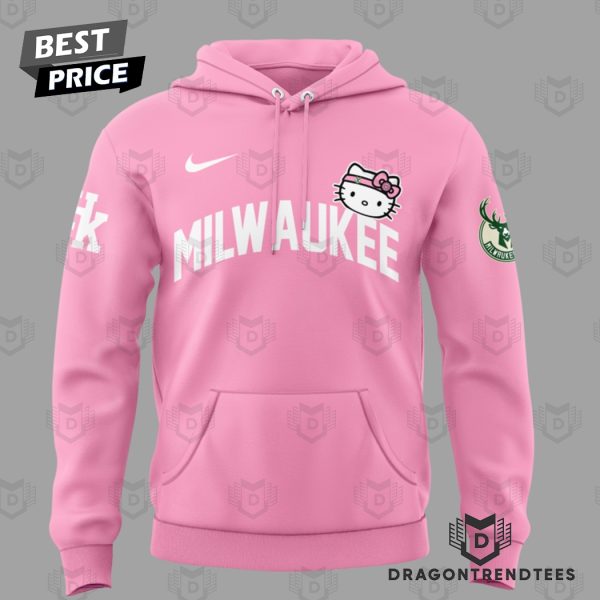 Milwaukee Bucks x Hello Kitty Pink Hoodie