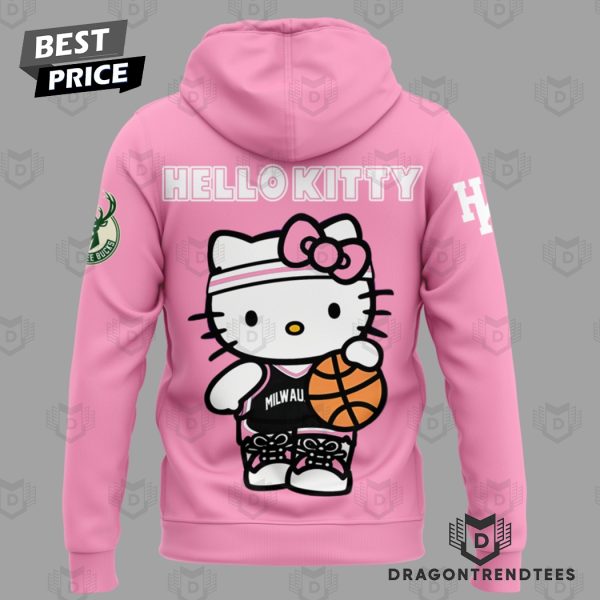 Milwaukee Bucks x Hello Kitty Pink Hoodie