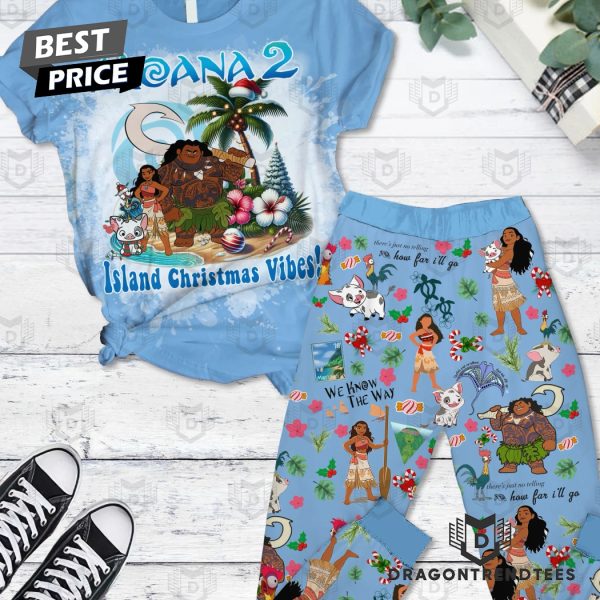 Moana 2 Island Christmas Vibe Pajamas Set