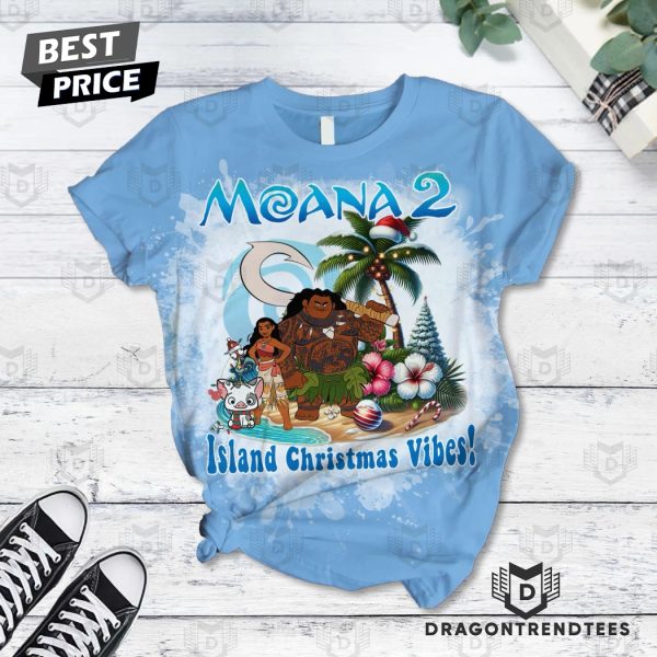 Moana 2 Island Christmas Vibe Pajamas Set