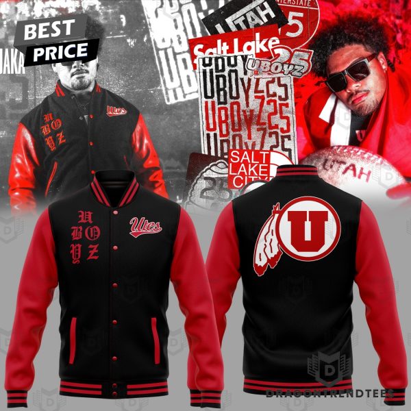 Motuapuaka Utah Utes Football Baseball Jacket