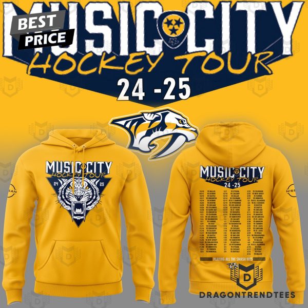 Nashville Predators Music City Hockey Tour Hoodie