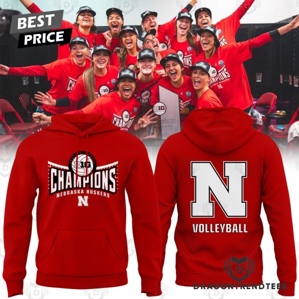 Nebraska Huskers 2024 Women Volleyball Regular Season Champions Hoodie