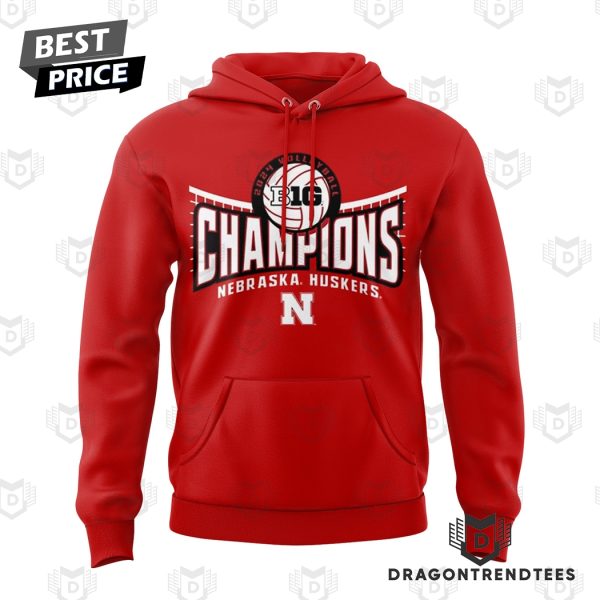 Nebraska Huskers 2024 Women Volleyball Regular Season Champions Hoodie