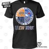 New York Knicks x New York Rangers x New York Yankees x New York Mets Unisex T-Shirt