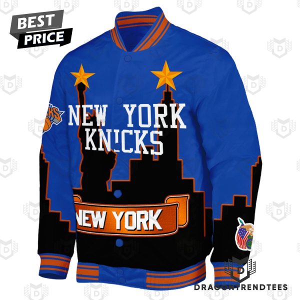 New York Knicks Logo Baseball Jacket