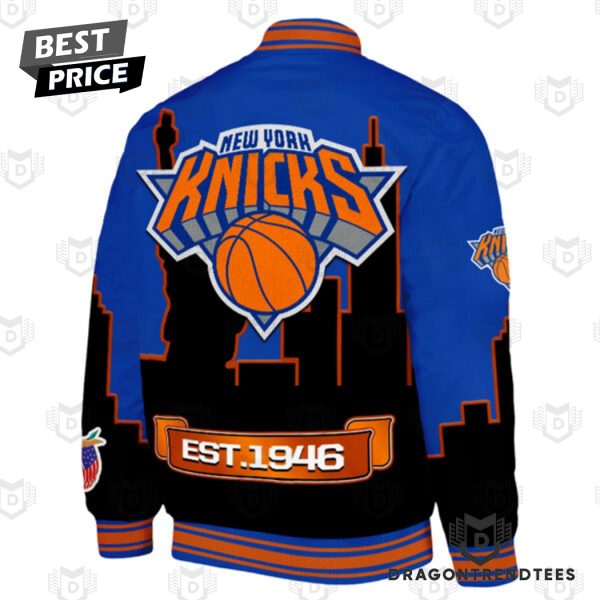 New York Knicks Logo Baseball Jacket