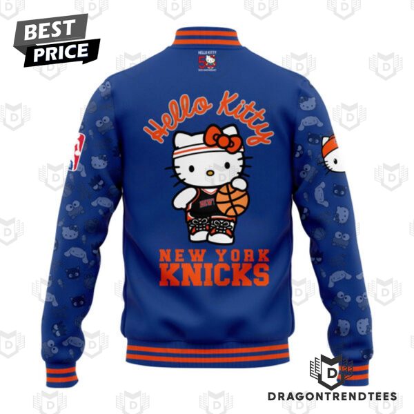 New York Knicks x Hello Kitty Night Baseball Jacket