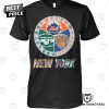 New York Knicks x New York Mets x New York Jets x New York Islanders Unisex T-Shirt