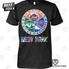 New York Yankees x New York Giants x New York Rangers Unisex T-Shirt