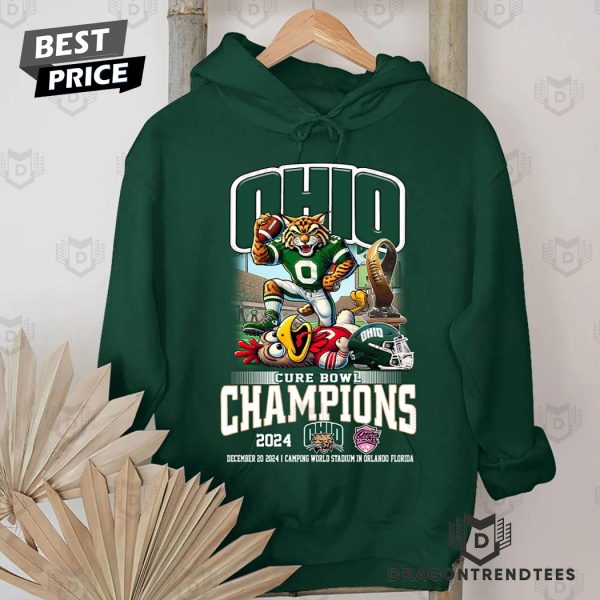 Ohio Bobcats Cure Bowl Champions 2024 Unisex T-Shirt