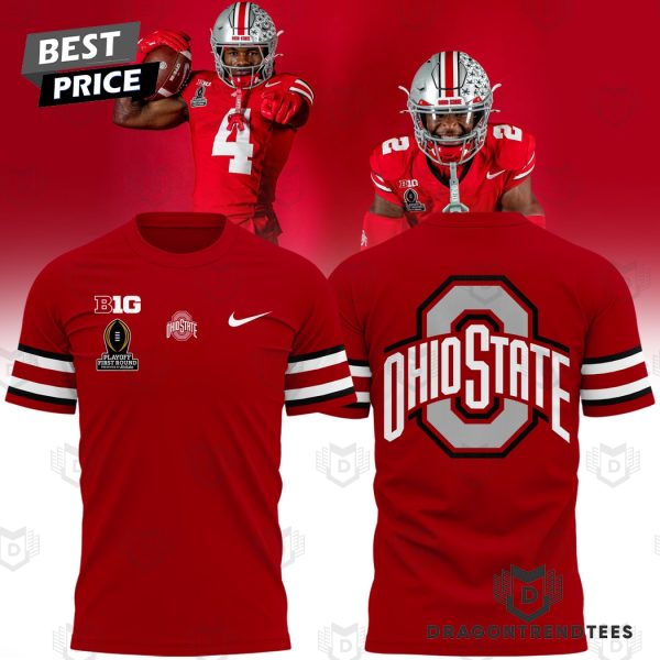 Ohio State Football Playoff First Round 3D T-Shirt