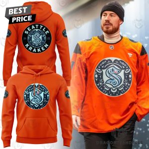 Seattle Kraken Indigenous Peoples Night Hoodie – Orange