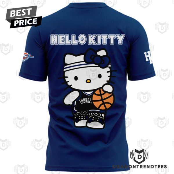 Oklahoma City Thunder Basketball x Hello Kitty 3D T-Shirt