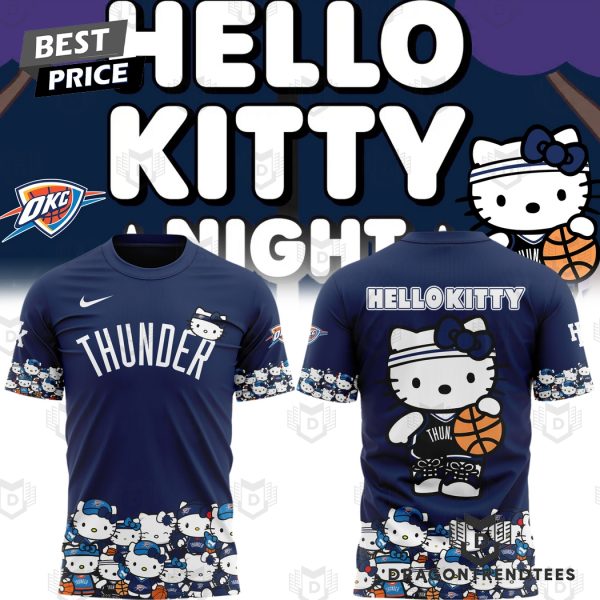 Oklahoma City Thunder x Hello Kitty 3D T-Shirt