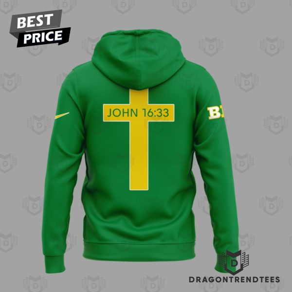 Oregon Ducks Jesus Won Hoodie – Green