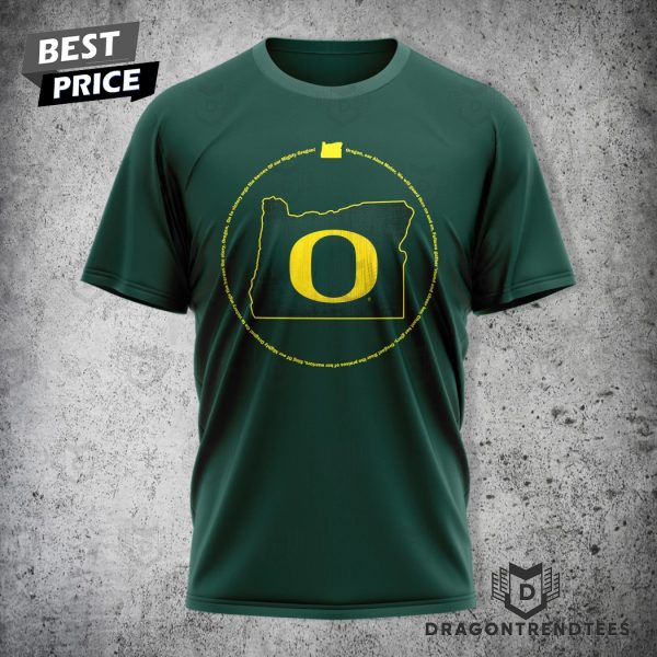 Oregon Ducks Mighty Oregon Quach Attack 3D T-Shirt