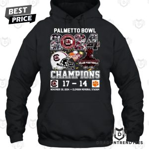 Palmetto Bowl 2024 Champions South Carolina Gamecocks Unisex T-Shirt