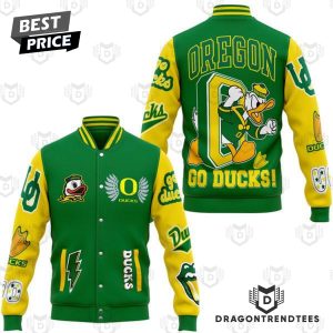 Oregon Ducks Go Ducks Baseball Jacket